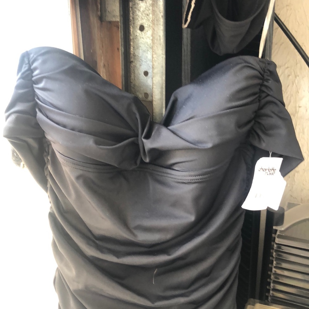 Black One Piece Swim Suit